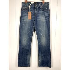 Kasil Heritage 1968 Davidson Straight Fit Intentionally Distressed NWT Size 32
